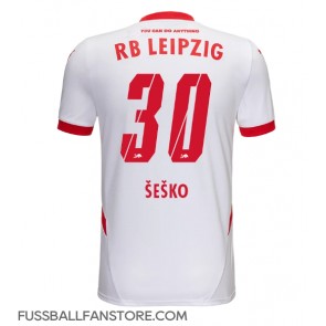 RB Leipzig Benjamin Sesko #30 Replik Heimtrikot 2024-25 Kurzarm